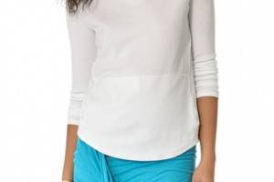 James Perse Tug Neck Raglan Sweatshirt