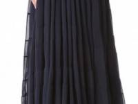 Jean Paul Gaultier Long Navy Skirt