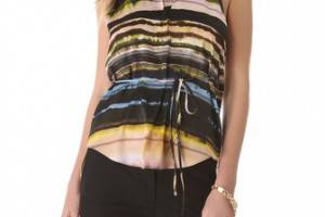 Jean Paul Gaultier Tie Back Tank