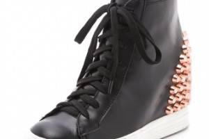 Jeffrey Campbell Edea Stud Wedge Sneakers