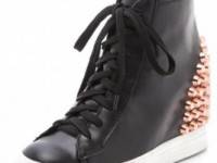 Jeffrey Campbell Edea Stud Wedge Sneakers