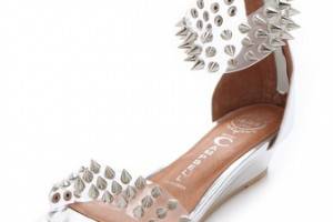 Jeffrey Campbell Javasu Studded Clear Sandals