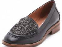 Jeffrey Campbell Pupil Mix Stud Loafers