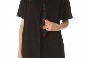 Jenni Kayne Short Sleeve Round Coat