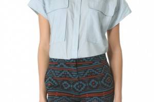 Jenni Kayne Short Sleeve Shirt