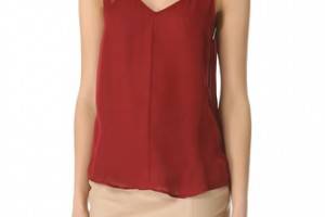 Jenni Kayne Silk V Neck Tank