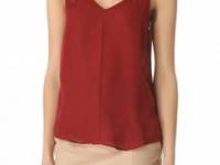 Jenni Kayne Silk V Neck Tank