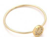 Jennifer Meyer Jewelry 18k Gold Circle Diamond Ring