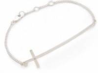 Jennifer Zeuner Jewelry Long Cross Bracelet