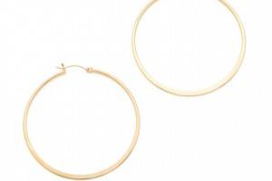 Jennifer Zeuner Jewelry Small Hoop Earrings