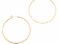 Jennifer Zeuner Jewelry Small Hoop Earrings