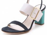 Jil Sander Multicolored Heeled Sandals