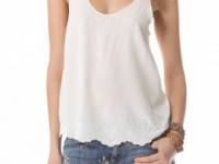 Joie Boyd Embroidered Silk Tank