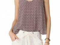 Joie Cedric Sailboat Print Top