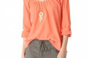 Joie Heron Scoop Neck Blouse