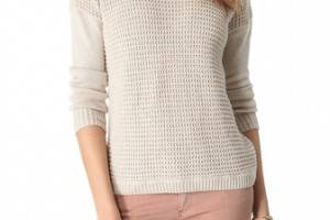 Joie Morie Mismatch Stitch Sweater