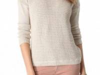 Joie Morie Mismatch Stitch Sweater