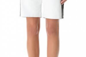 Jonathan Simkhai Leather Board Shorts