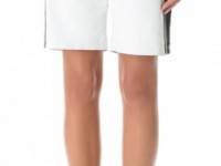 Jonathan Simkhai Leather Board Shorts