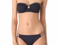 Juicy Couture Gold Link Bandeau Bikini Top