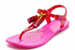 Juicy Couture Jelly Thong Sandals