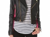 Juicy Couture Leather Moto Jacket