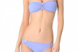 Juicy Couture Miss Divine Hearts Button Bikini Top