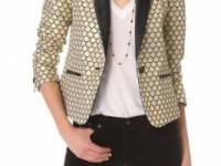 Juicy Couture Palladium Brocade Blazer