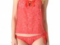 Juicy Couture Valentine&#039;s Two Tone Lace Camisole