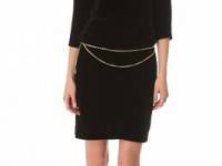Juicy Couture Velvet Dress with Cowl Back