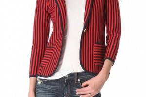 Juicy Couture Vertical Stripe Blazer