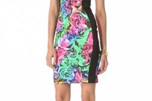 Just Cavalli Techno Rose Sleeveless Dress