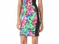 Just Cavalli Techno Rose Sleeveless Dress