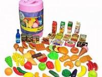 Just Like Home - 85 Piece Play Food Set - Pink