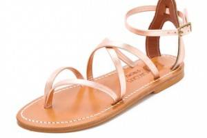 K. Jacques Epicure Metallic Sandals