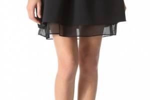 Kaelen Neoprene & Mesh Skirt