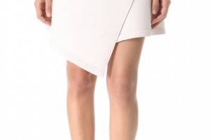 Kaelen Neoprene Wrap Skirt