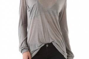 KAIN Label V Neck Pocket Shirt with Long Sleeves