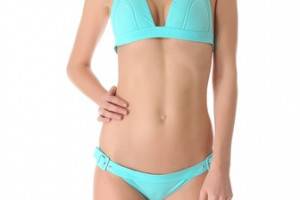 Karla Colletto Belt Buckle Bikini Top