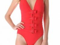 Karla Colletto V Neck Swimsuit