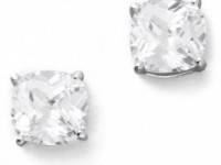 Kenneth Jay Lane Cushion Cut Studs