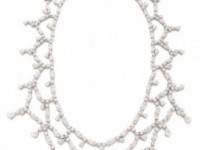 Kenneth Jay Lane Draped Collar CZ Necklace