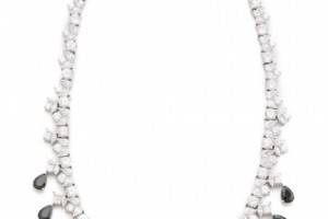 Kenneth Jay Lane Draped Pear Drop Necklace