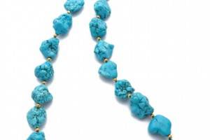 Kenneth Jay Lane Nugget Necklace