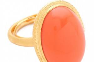 Kenneth Jay Lane Oval Cabochon Ring