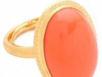 Kenneth Jay Lane Oval Cabochon Ring