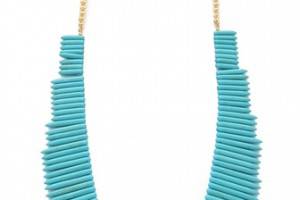 Kenneth Jay Lane Turquoise Stick Necklace