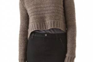 Kimberly Ovitz Chunky Cropped Turtleneck