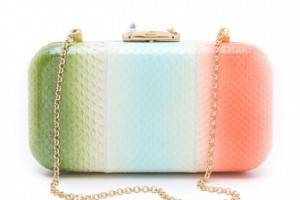 Kotur Breen Snakeskin Minaudiere