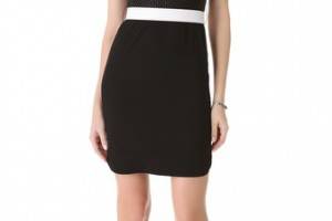 L'AGENCE Chain Link Bodice Dress